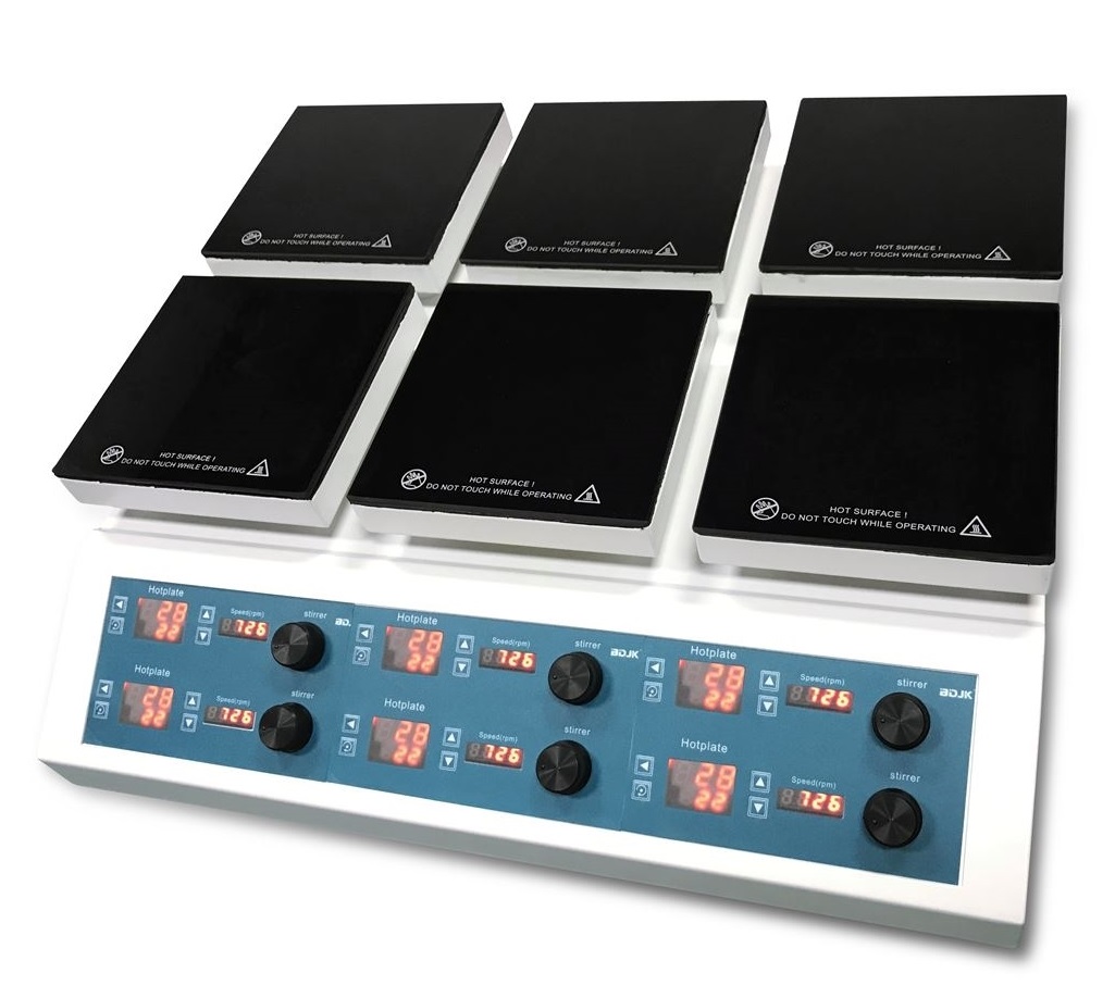 HMS-901D4聯(lián)、6聯(lián)多工位新型加熱磁力攪拌器